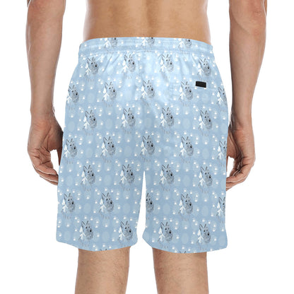 Scottish Terriers Print Design LKS308 Men's Swim Trunks Beach Shorts