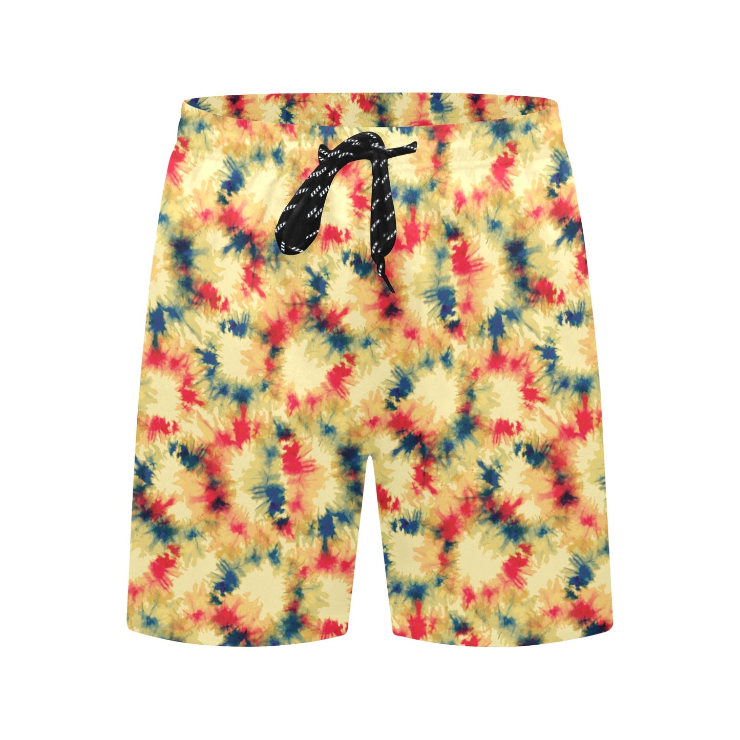 Tie Dye Print Design LKS302 Men's Swim Trunks Beach Shorts