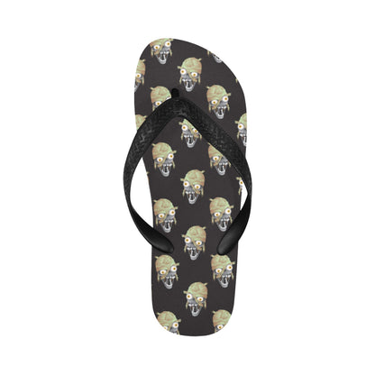 Mummy Print Design LKS304 Flip Flops