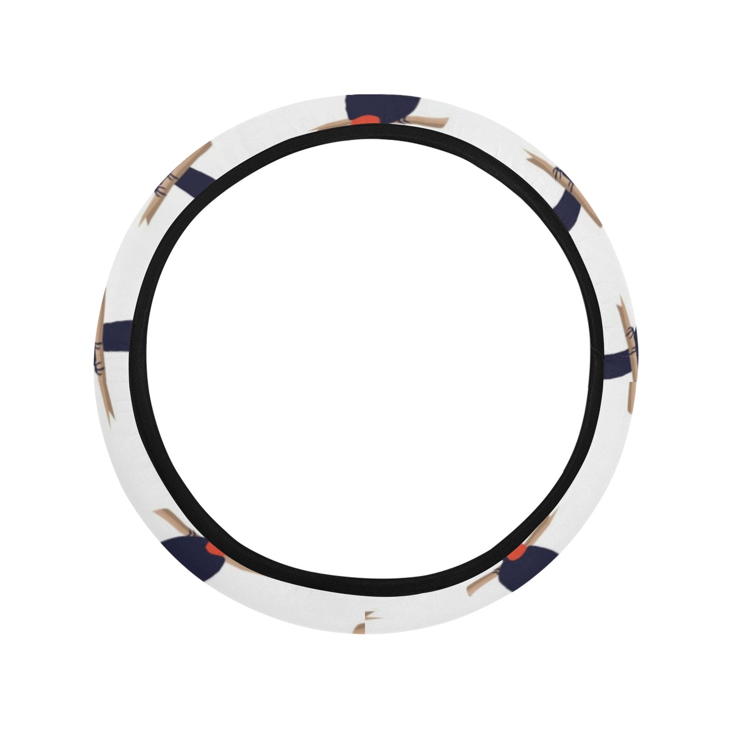 Toucan Print Design LKS305 Steering Wheel Cover with Elastic Edge