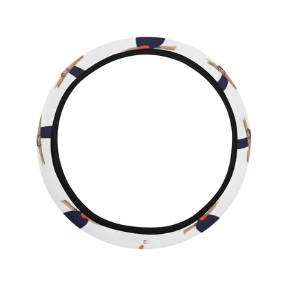 Toucan Print Design LKS305 Steering Wheel Cover with Elastic Edge