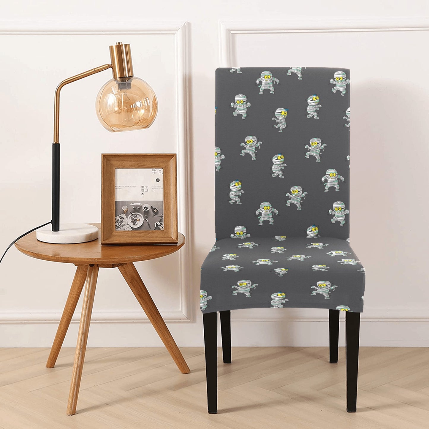 Mummy Print Design LKS305 Dining Chair Slipcover