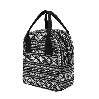 Tribal Pattern Print Design LKS301 Insulated Lunch Bag