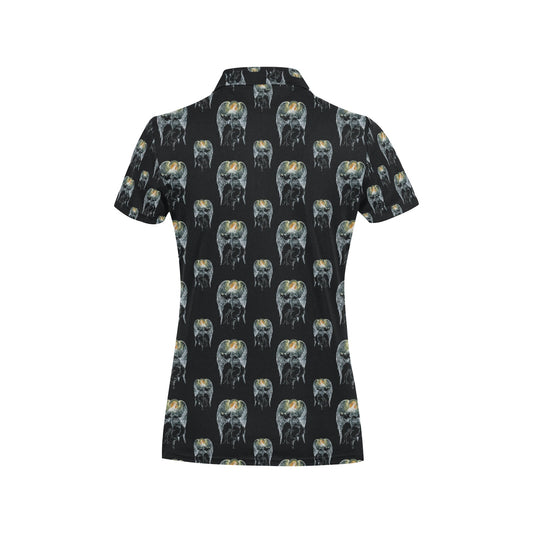 Angel with Wings Cute Design Print Women's Polo Shirt