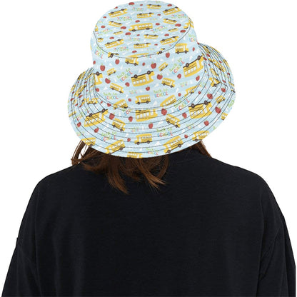 School Bus Back To School Print Design LKS303 Unisex Bucket Hat