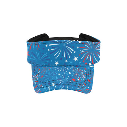 Firework Celebration Print Design LKS304 Unisex Sun Visor