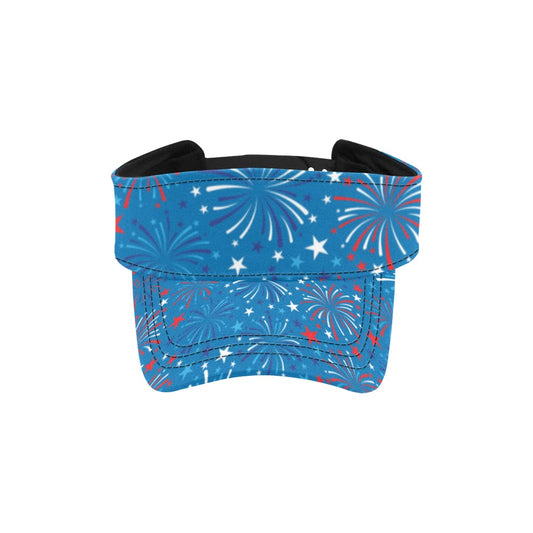 Firework Celebration Print Design LKS304 Unisex Sun Visor