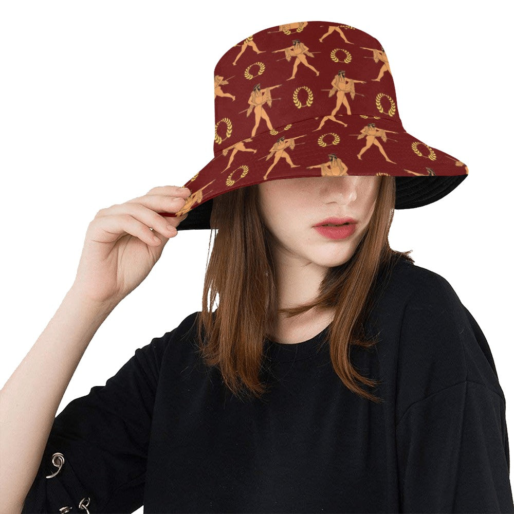 Ancient Greek Print Design LKS307 Unisex Bucket Hat