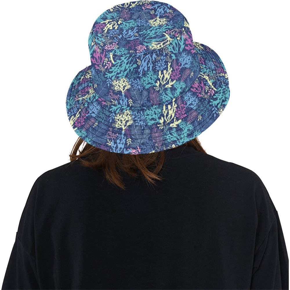 Seaweed Print Design LKS301 Unisex Bucket Hat
