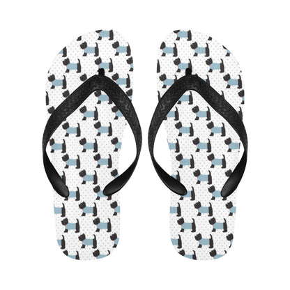 Scottish Terriers Print Design LKS3012 Flip Flops