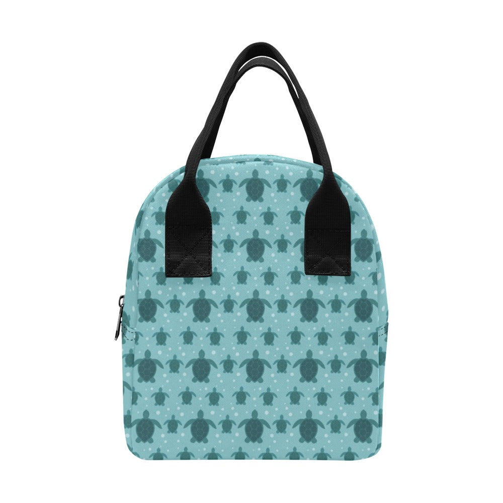 Sea Turtle Print Design LKS305 Insulated Lunch Bag