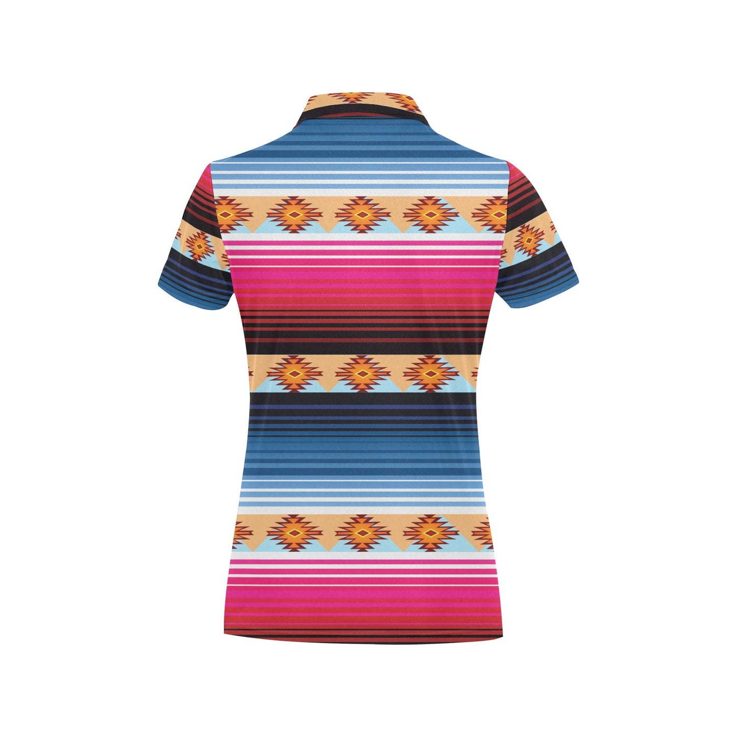 Mexican Pattern Print Design 03 Women's Polo Shirt