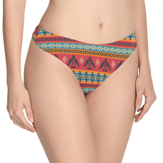 Eagles Native American Design Women's Thongs