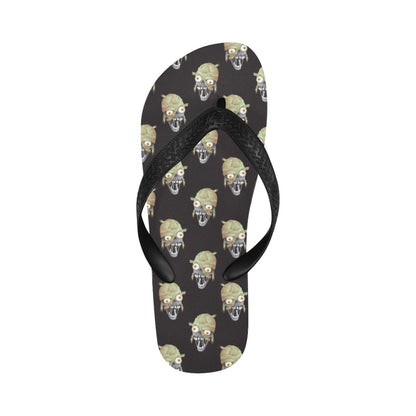 Mummy Print Design LKS304 Flip Flops