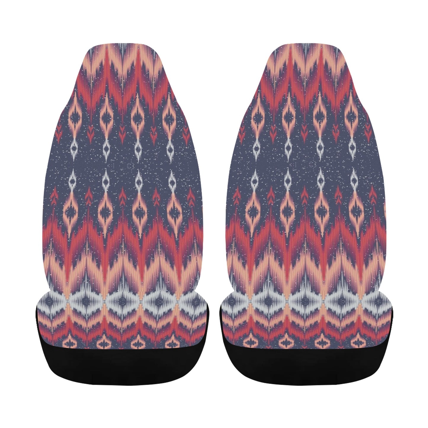 Ikat Print Design LKS401 Car Seat Covers
