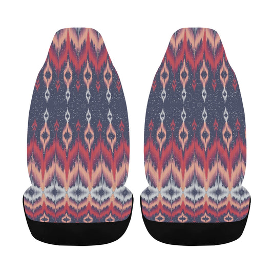 Ikat Print Design LKS401 Car Seat Covers