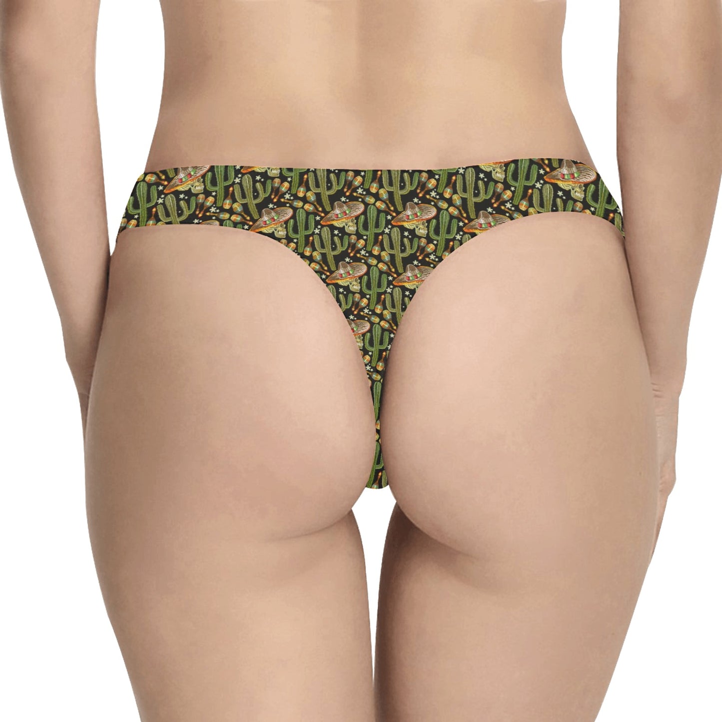 Western Style Print Women's Thongs