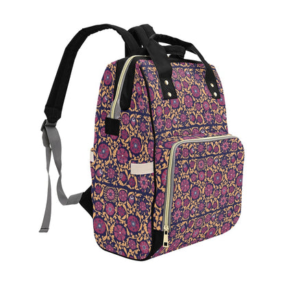 Suzani Print Design LKS303 Diaper Bag Backpack