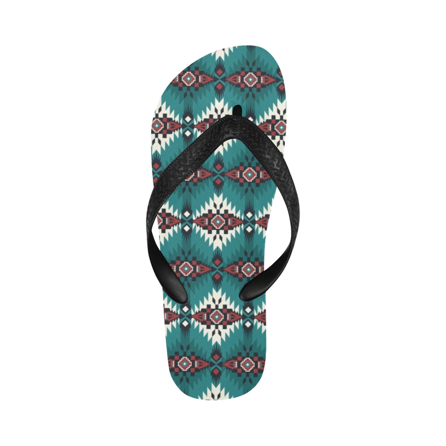 Southwest Pattern Print Design LKS308 Flip Flops