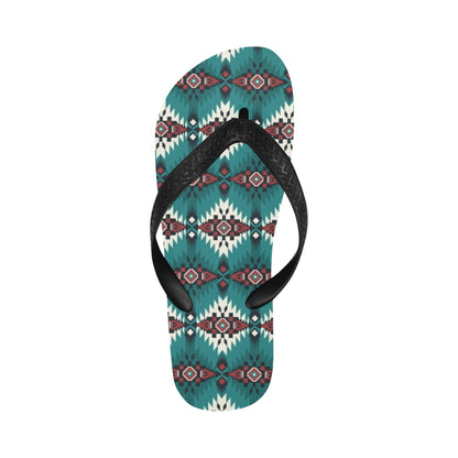 Southwest Pattern Print Design LKS308 Flip Flops