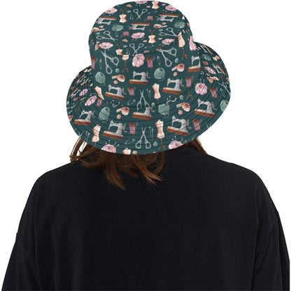 Sewing Equipment Print Design LKS307 Unisex Bucket Hat