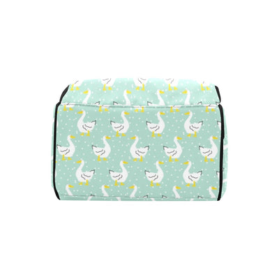 Goose Print Design LKS404 Diaper Bag Backpack