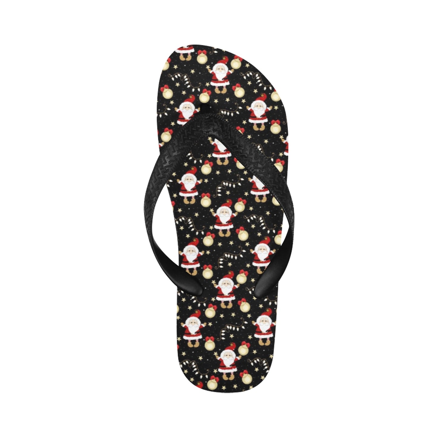 Santa Christmas Themed Print Design LKS307 Flip Flops