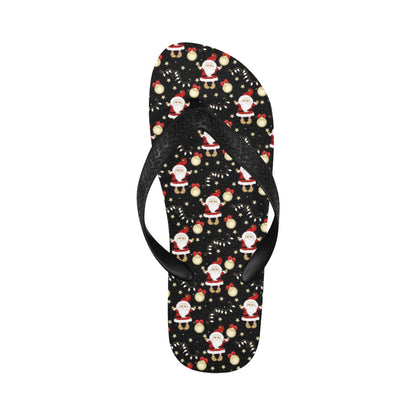 Santa Christmas Themed Print Design LKS307 Flip Flops