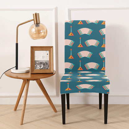Accordion Print Design LKS402 Dining Chair Slipcover