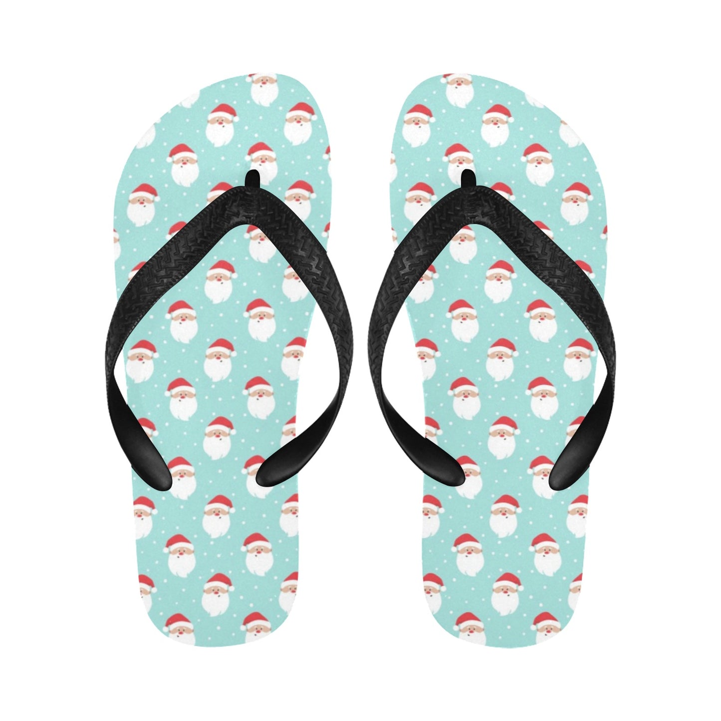 Santa Print Design LKS308 Flip Flops