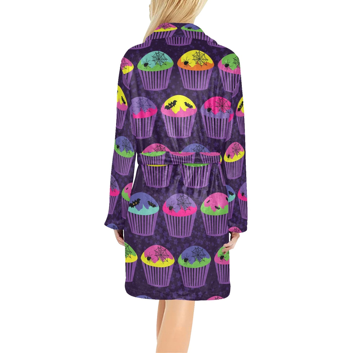 CupCake Halloween Women's Fleece Robe