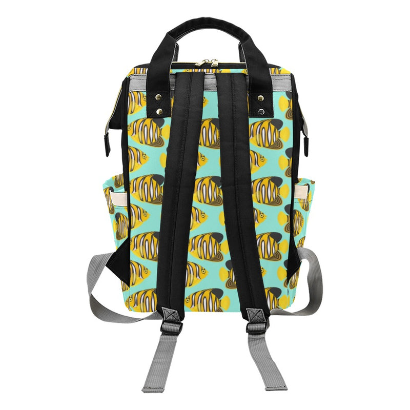 Angelfish Print Design LKS402 Diaper Bag Backpack