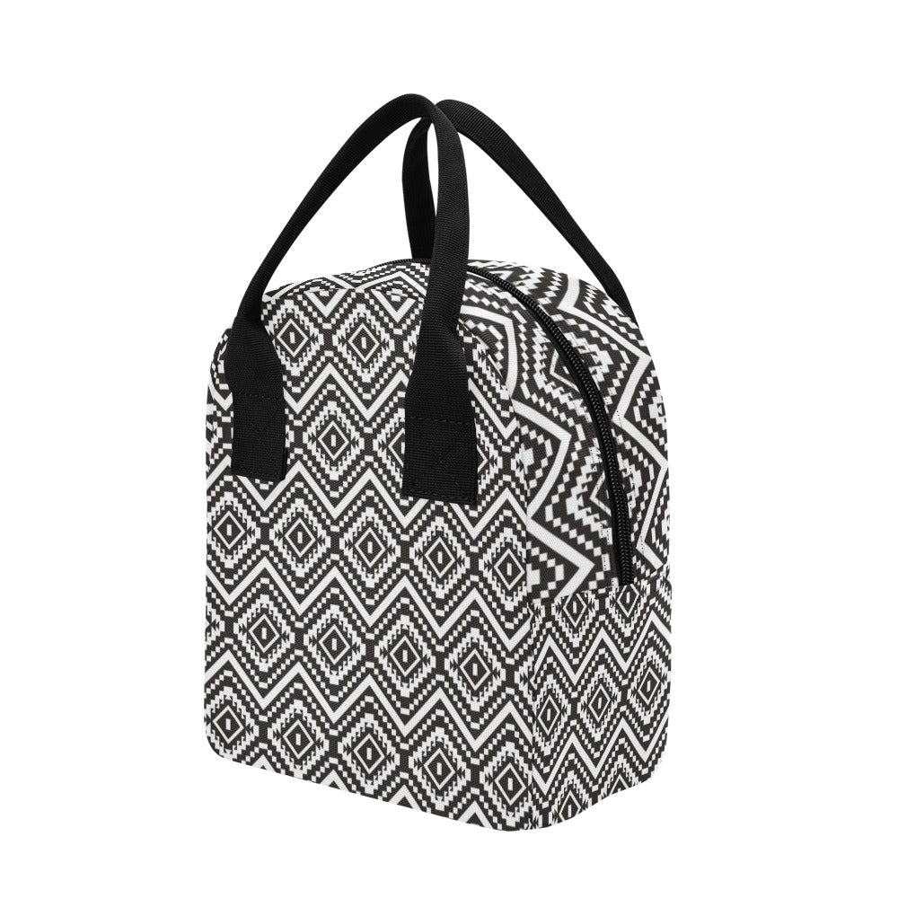 Tribal Pattern Print Design LKS303 Insulated Lunch Bag