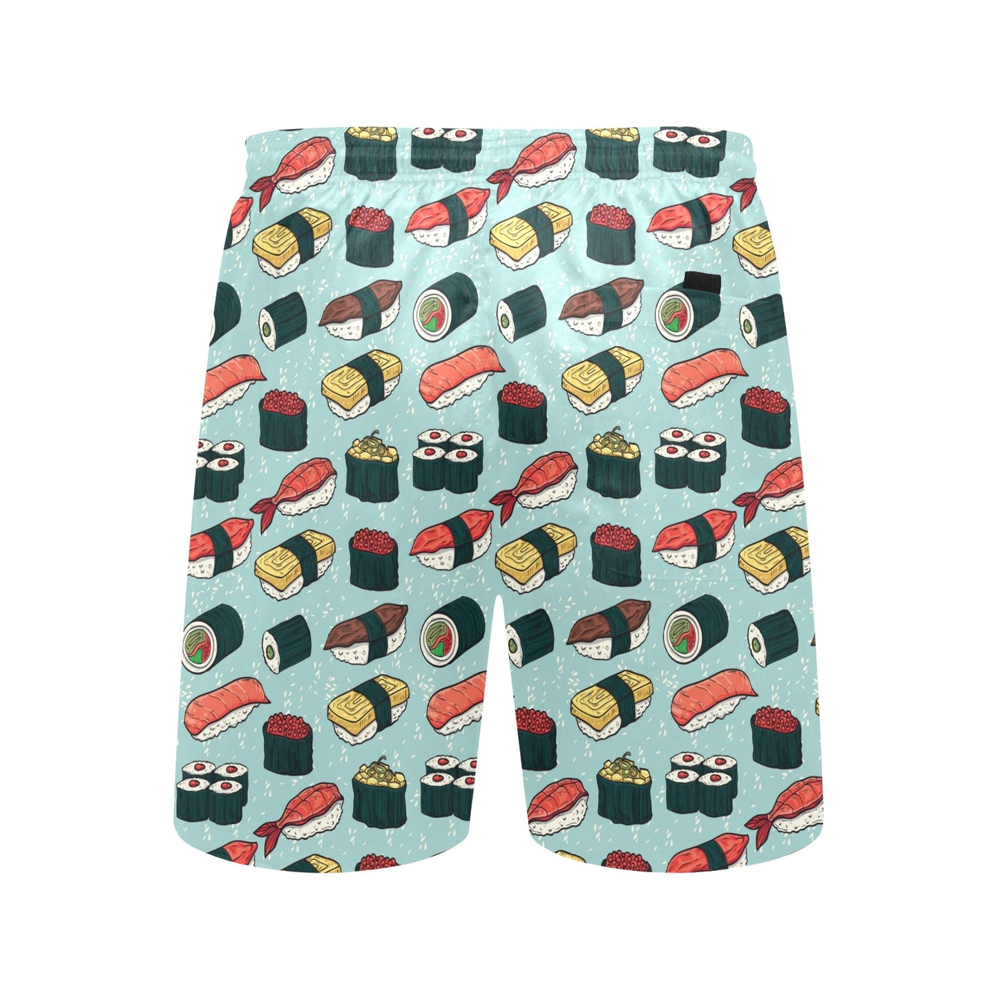 Sushi Pattern Design Men's Swim Trunks Beach Shorts