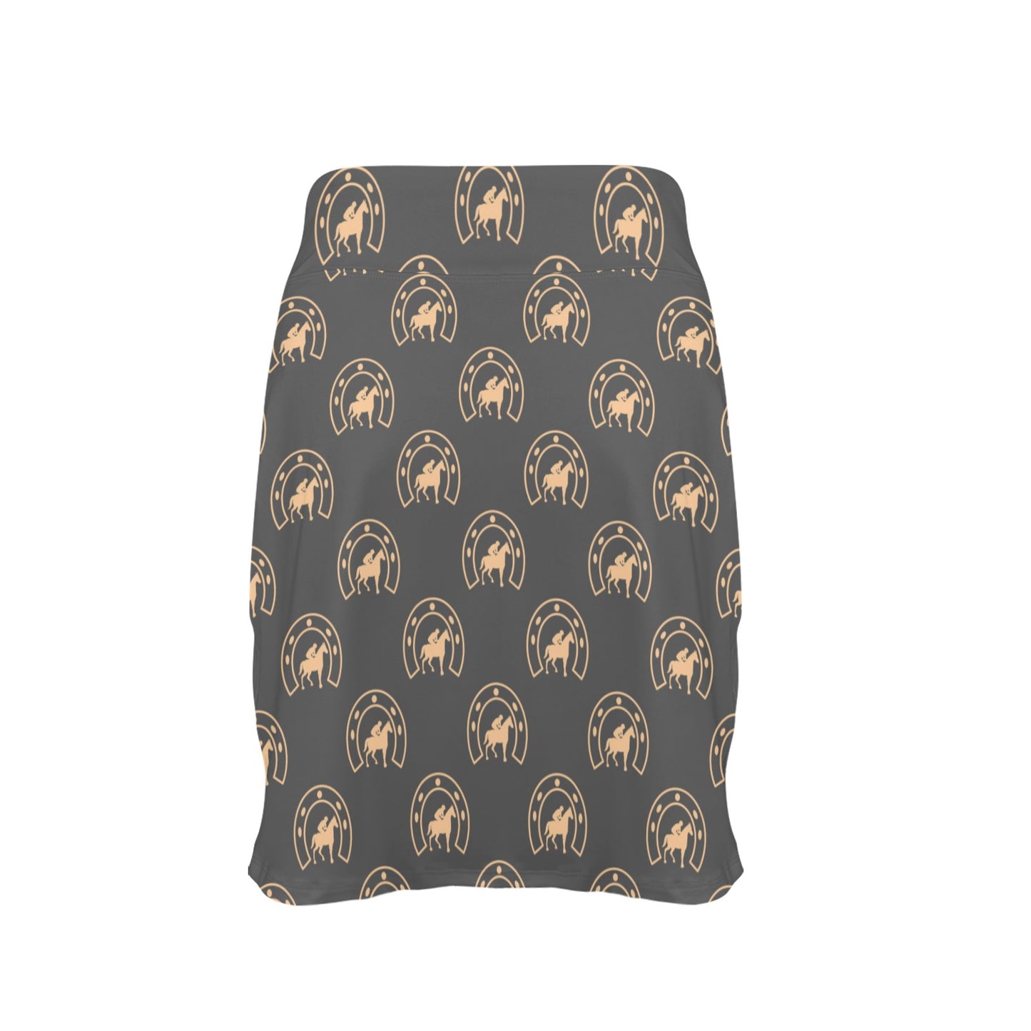 Horseshoe Print Design LKS306 17" Golf & Pickleball Skort with Pockets