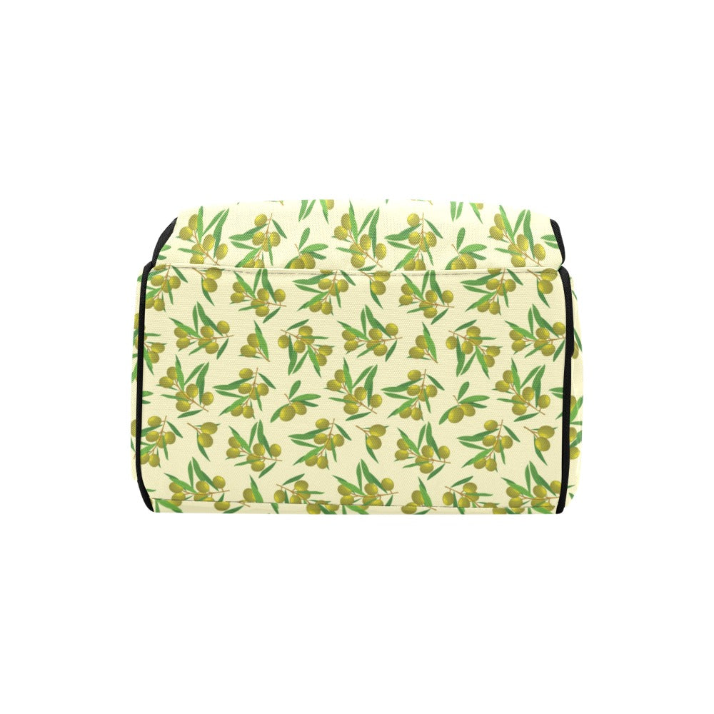 Olive Print Design LKS302 Diaper Bag Backpack