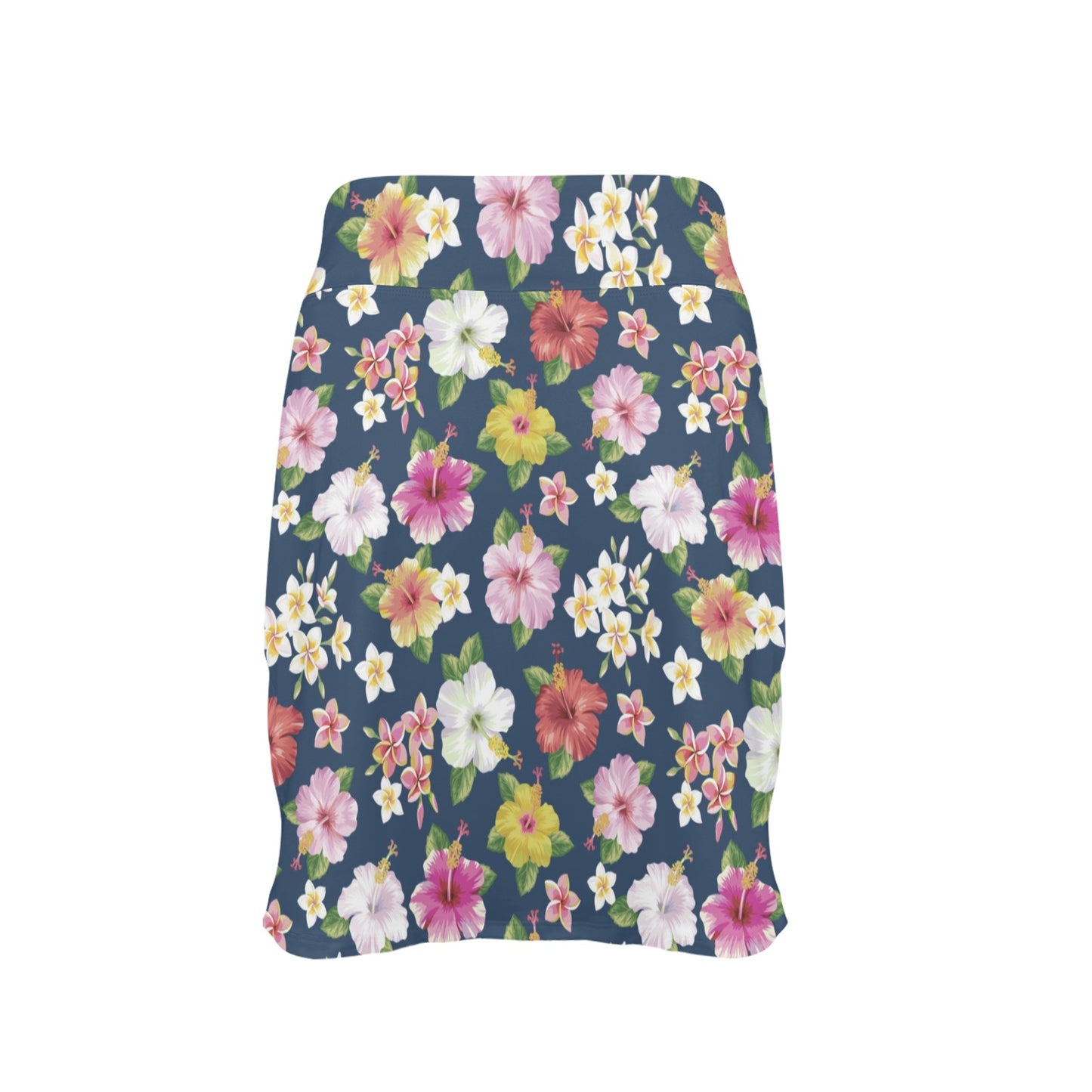 Hibiscus Sweet Print Design LKS304 17" Golf & Pickleball Skort with Pockets