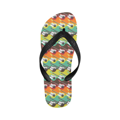 Electric Guitar Print Design LKS401 Flip Flops