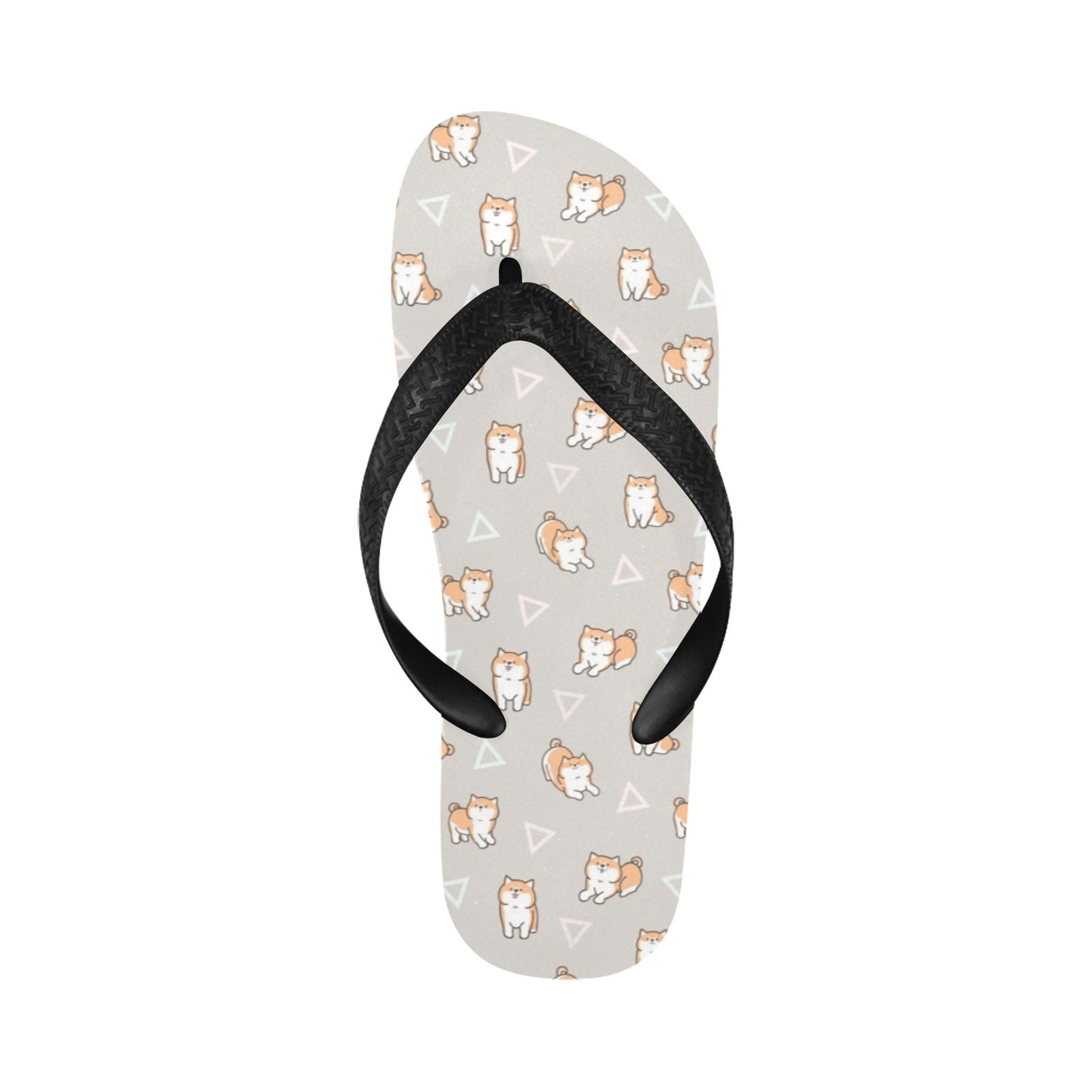 Shiba Inu Print Design LKS307 Flip Flops