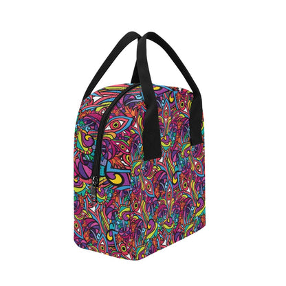 Trippy Print Design LKS302 Insulated Lunch Bag