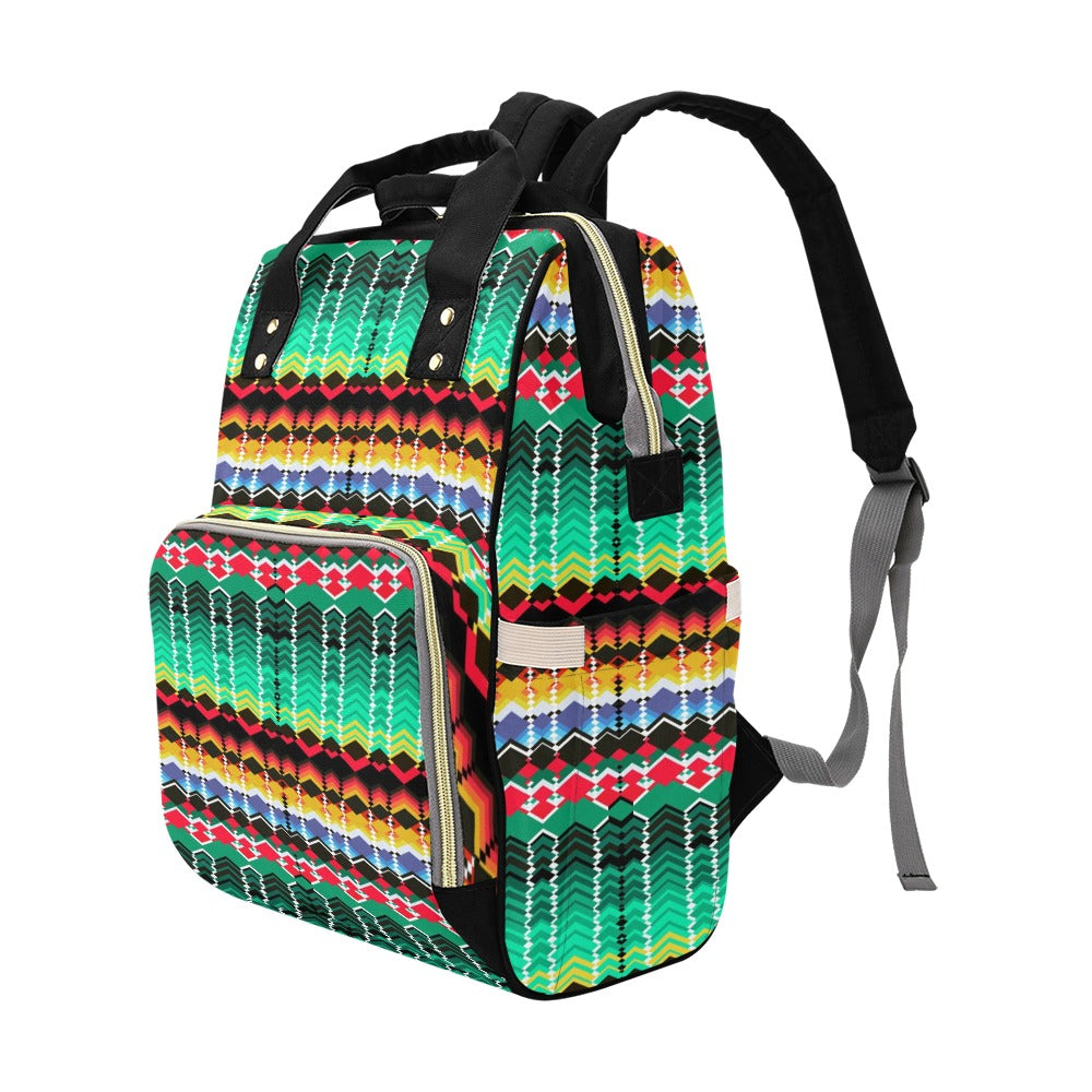Serape Print Design LKS307 Diaper Bag Backpack