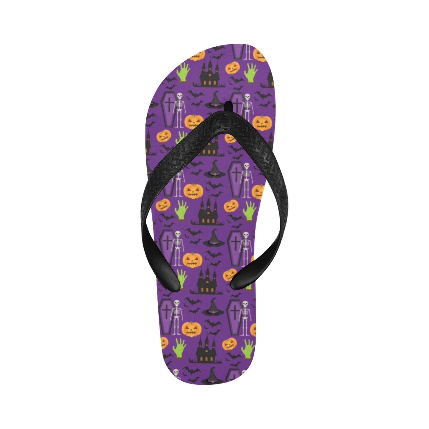 Halloween Print Design LKS403 Flip Flops