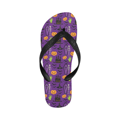 Halloween Print Design LKS403 Flip Flops