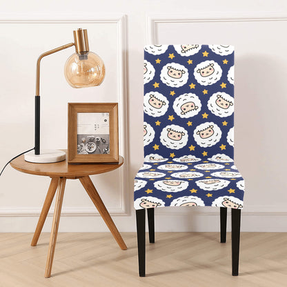 Sheep Print Design LKS402 Dining Chair Slipcover
