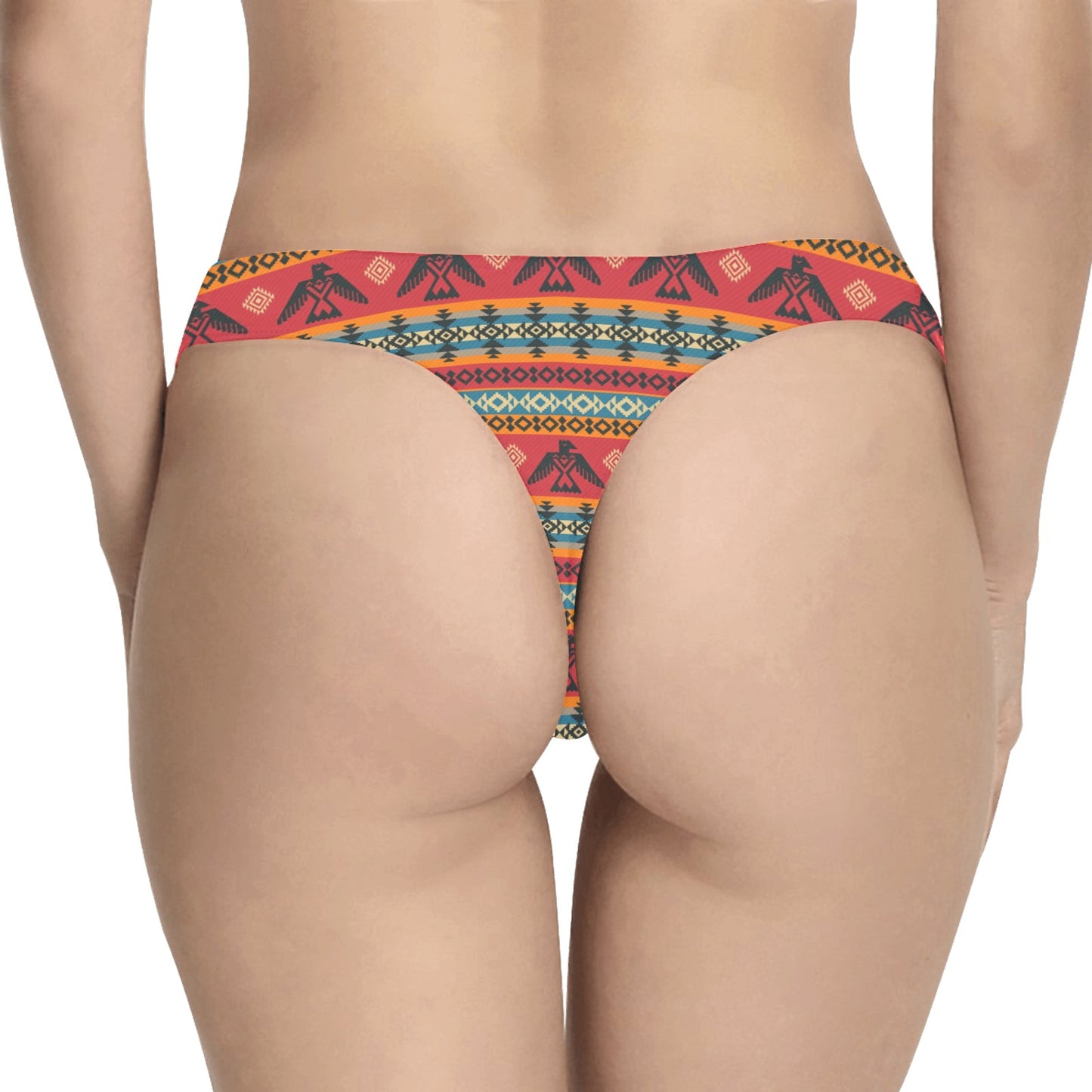Eagles Native American Design Women's Thongs