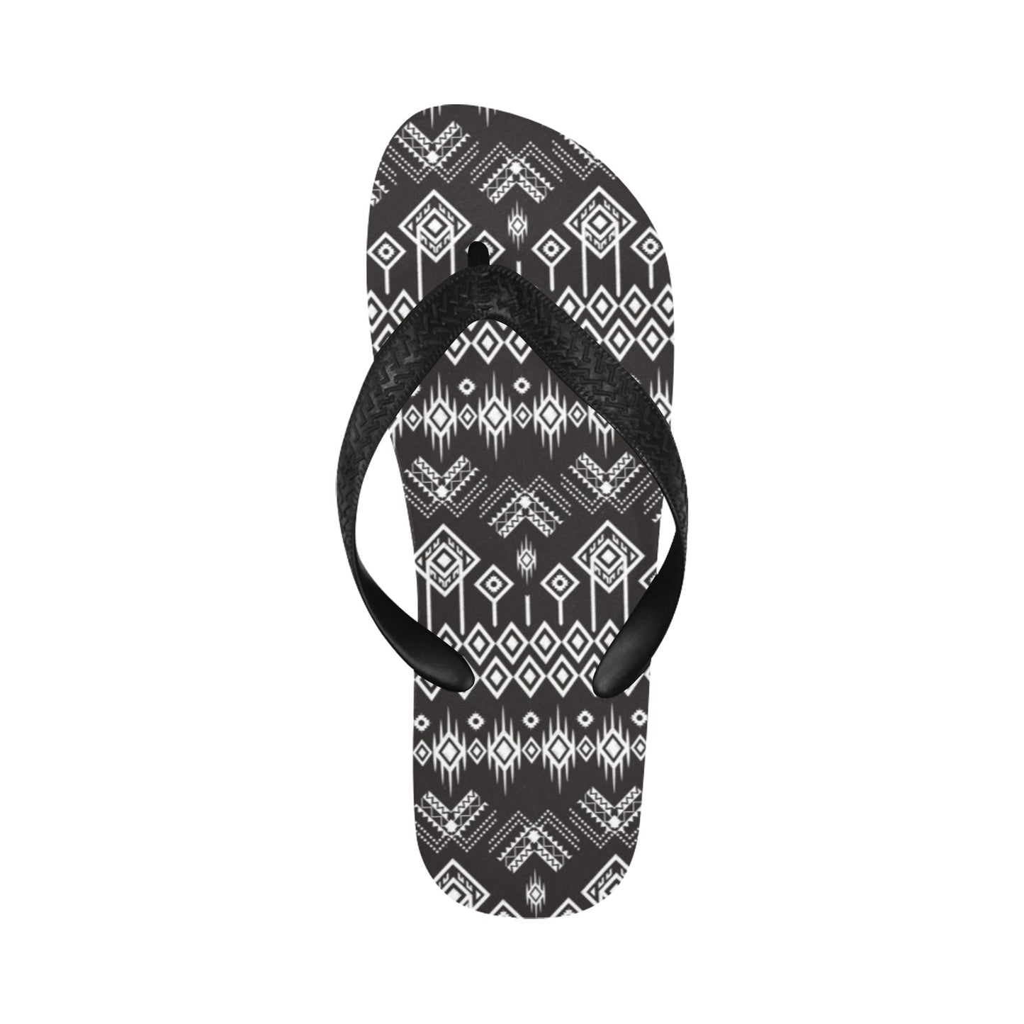 Tribal Pattern Print Design LKS304 Flip Flops