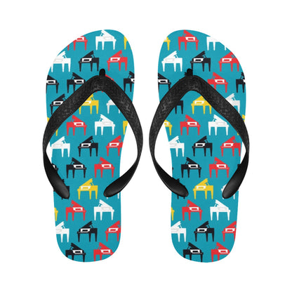 Piano Print Design LKS403 Flip Flops