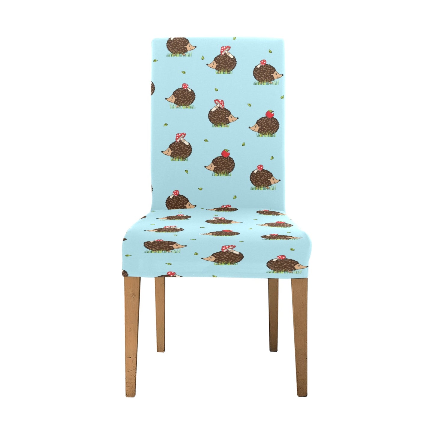 Hedgehog Print Design LKS402 Dining Chair Slipcover