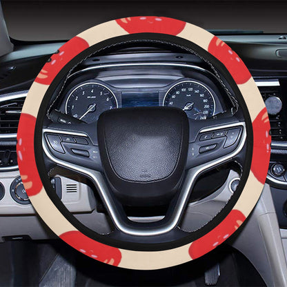 Tomato Print Design LKS308 Steering Wheel Cover with Elastic Edge