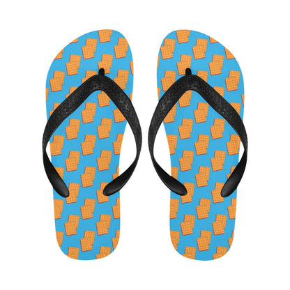 Waffle Print Design LKS304 Flip Flops